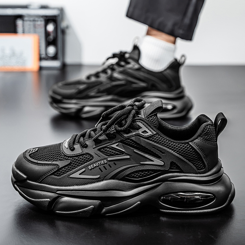 Atmungsaktive Chunky Plateau-Sneaker für Herren mit Dämpfung 4