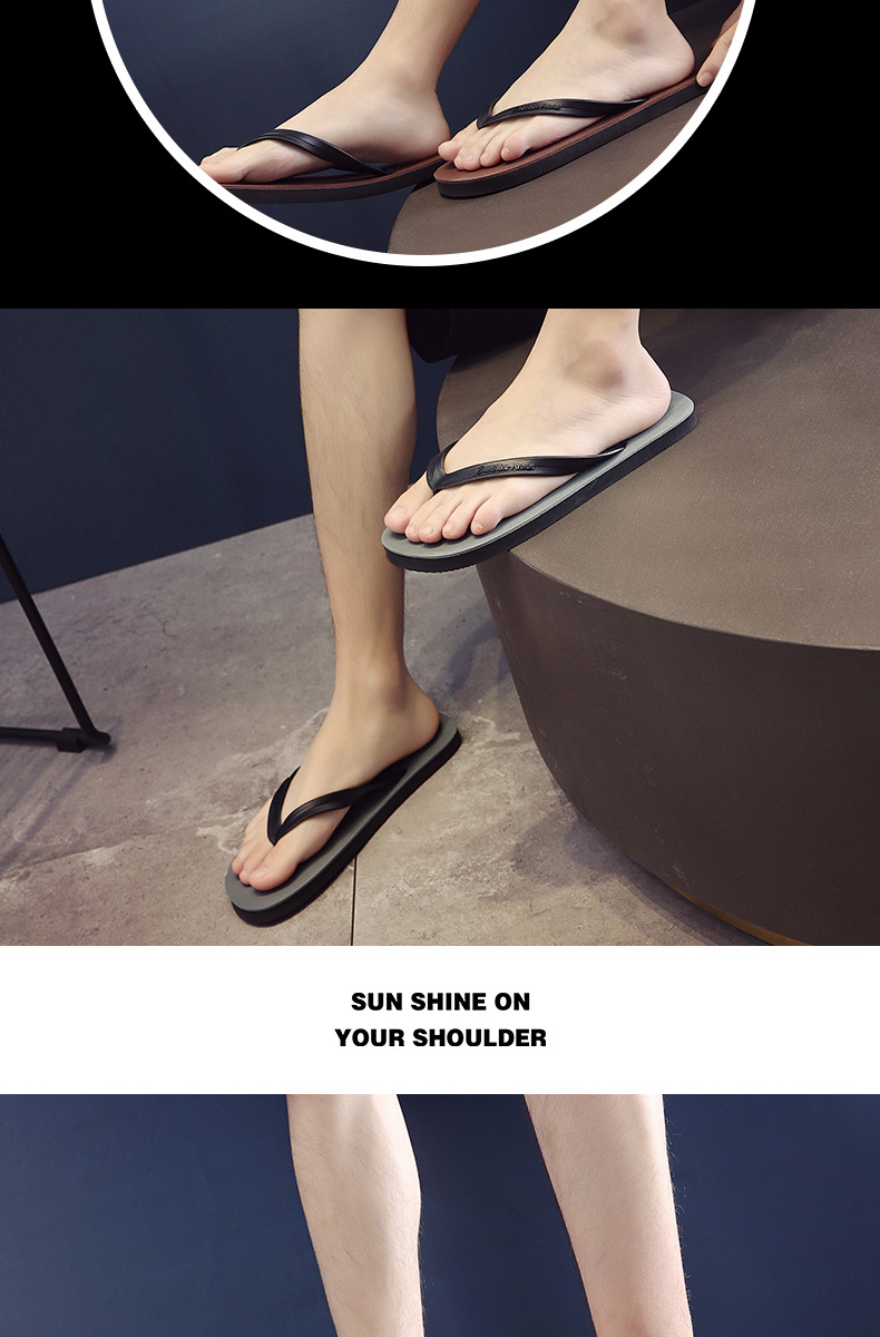 Unisex Lightweight Quick-Dry Casual Flip-Flops detail 9