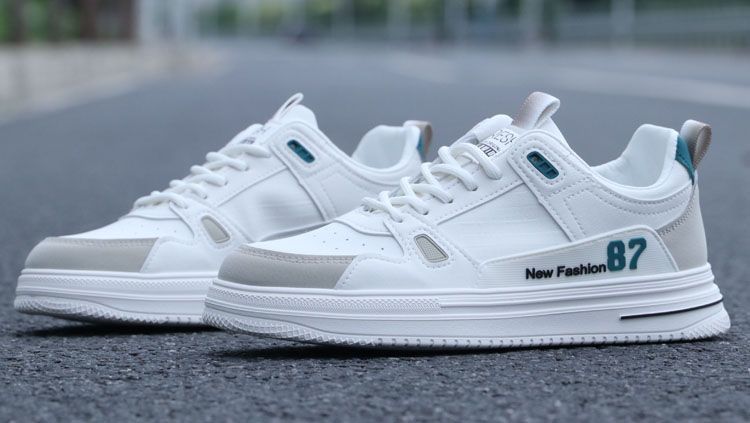 Baskets casual à lacets colorblock pour homme detail 6