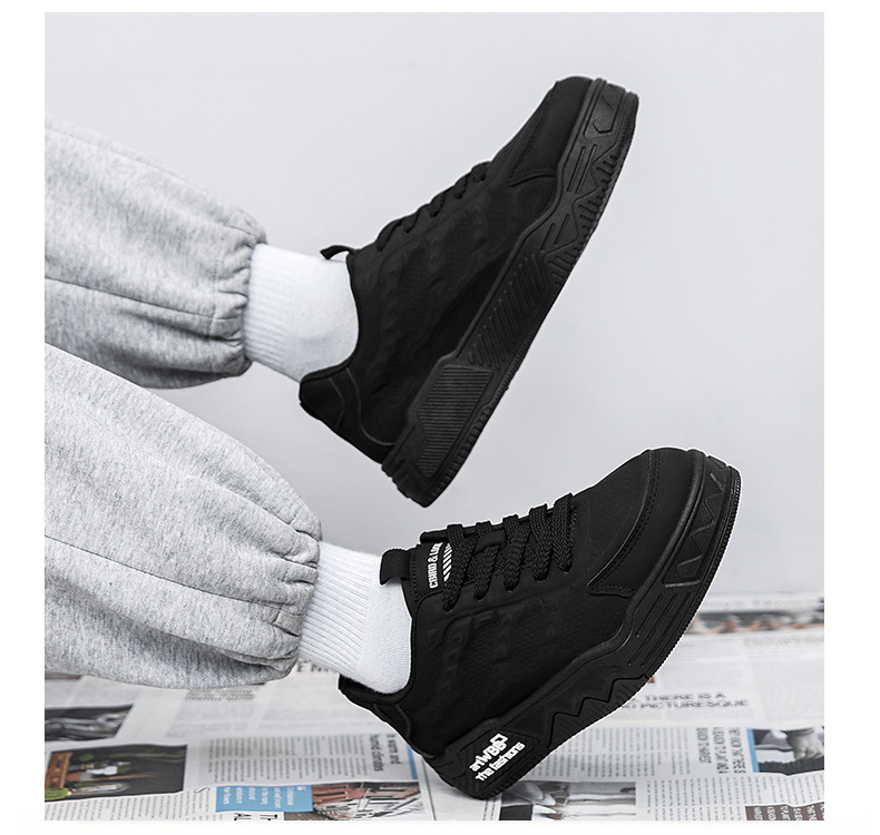 Sneakers chunky stringate da uomo – Scarpe casual antiscivolo detail 5