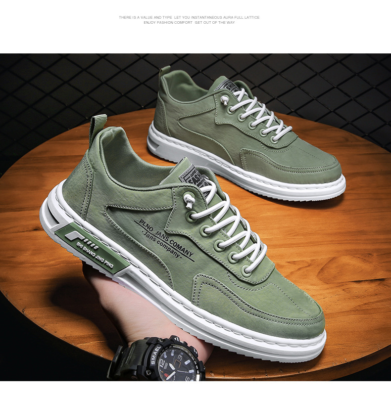 Sneakers Basse da Uomo Stringate – Scarpe Casual Resistenti all'Usura detail 4