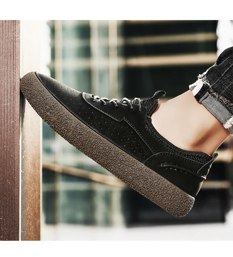 Atmungsaktive Freizeitschuhe für Herren mit Schnürung detail 5