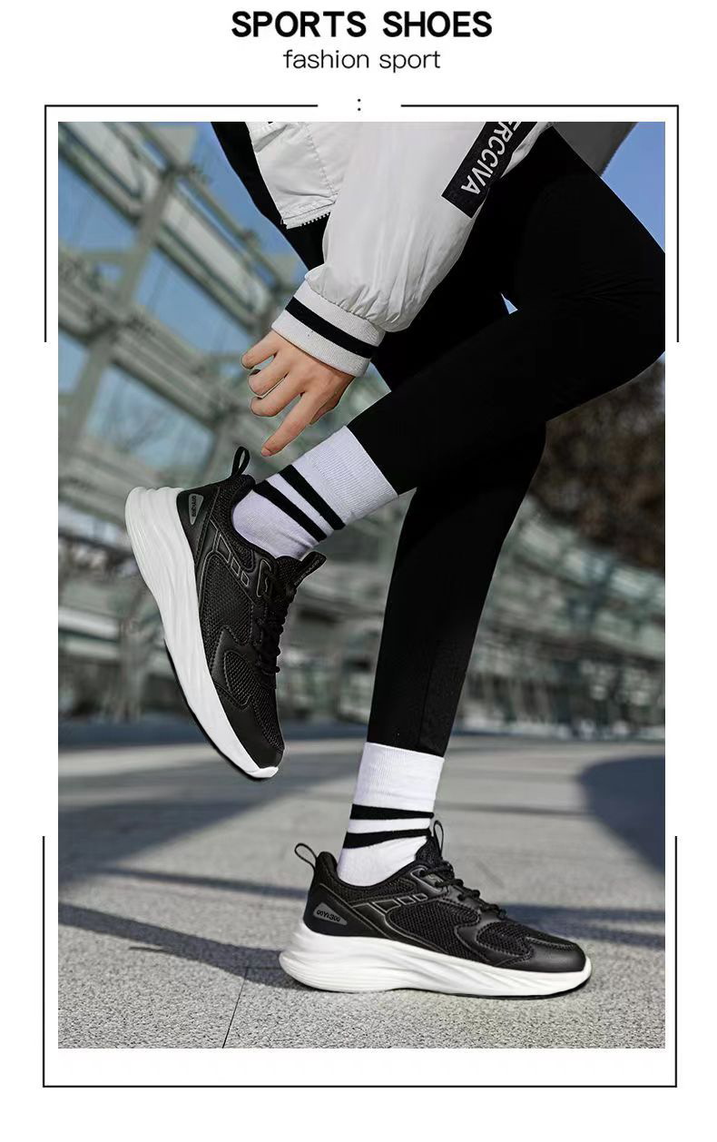Unisex atmungsaktive gedämpfte Laufschuhe aus Mesh detail 2
