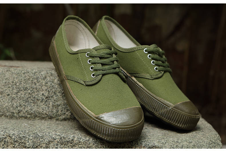 Unisex Vintage Canvas Lace-Up Casual Shoes detail 2