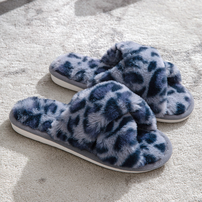 Leopard Print Blue Cyan