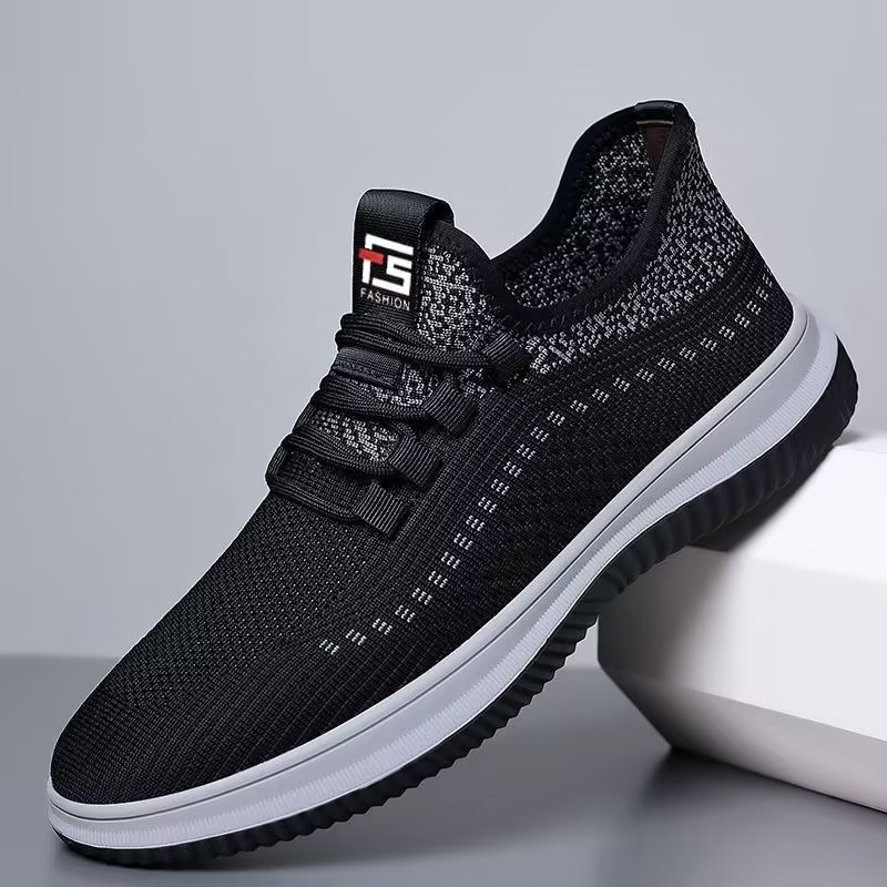 Atmungsaktive, leichte Freizeitschuhe aus Strick für Herren 3