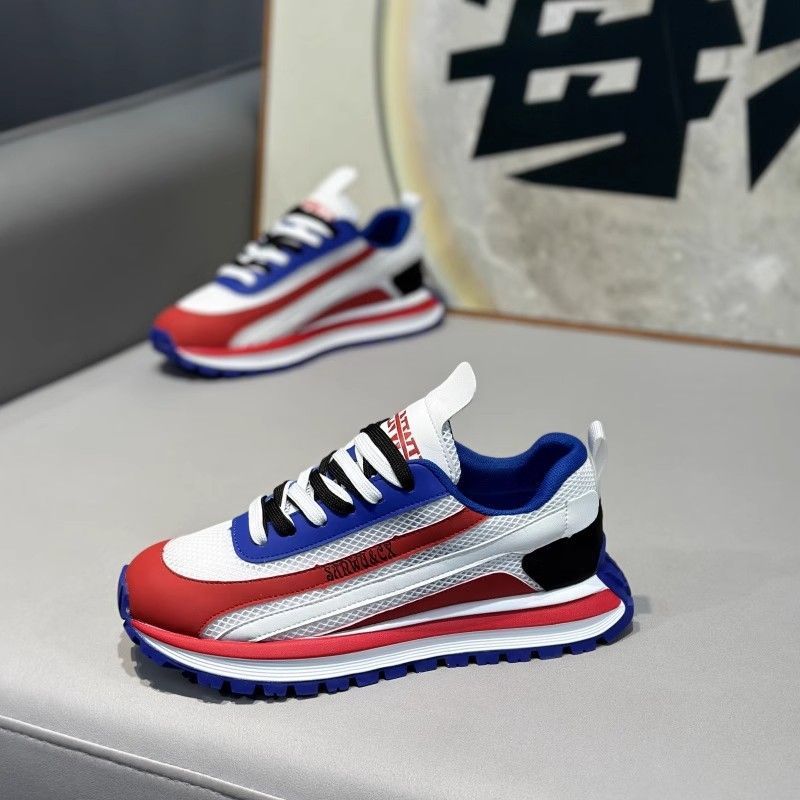 Unisex Breathable Mesh Colorblock Sneakers 3