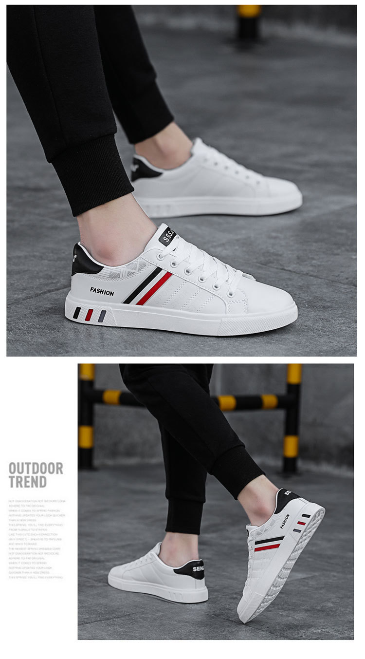 Chaussures casual à lacets pour homme style colorblock detail 5