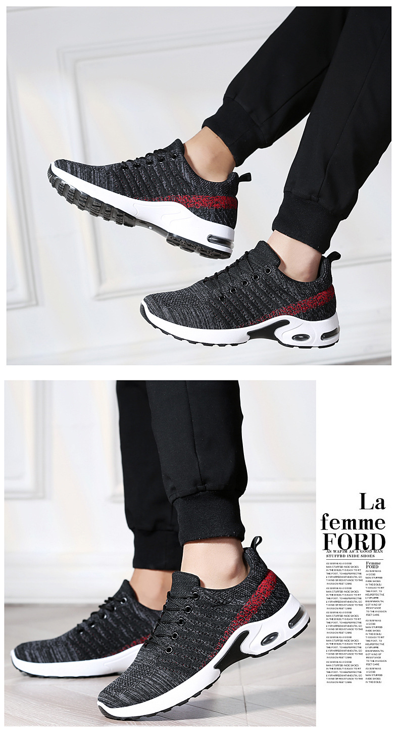 Men's Breathable Cushioned Running Shoes detail 2