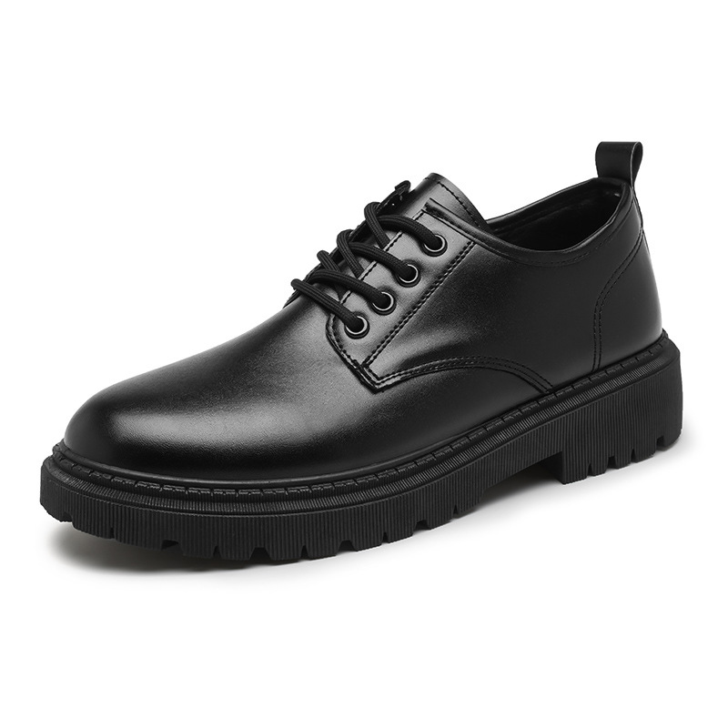 Nette schoenen voor heren met veters en antislipzool van PU-leer 6