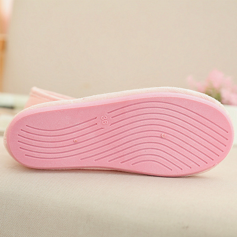 Pantuflas de casa para mujer en suave algodón transpirable slip-on detail 19