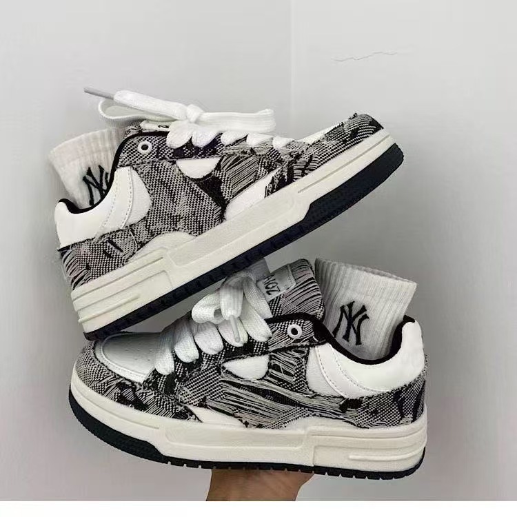 Unisex Skateschuhe aus Canvas mit Distressed-Look & Chunky-Plateau detail 4
