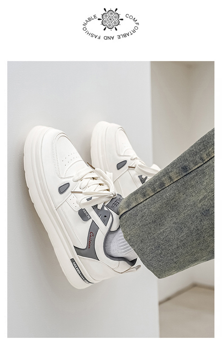 Chaussures casual pour homme à plateforme et semelle amortissante detail 4