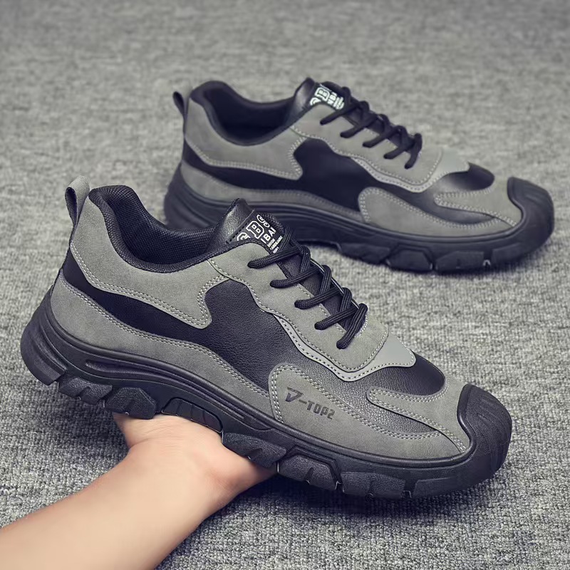 Black Grey Leather [Single Style]