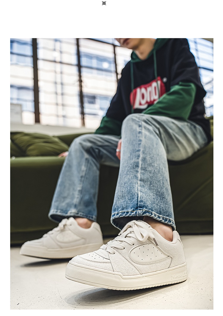 Chaussures de skate casual à lacets et amorti pour homme detail 3