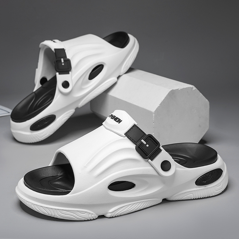 Chaussons légers en EVA pour hommes à bout ouvert et amorti 2