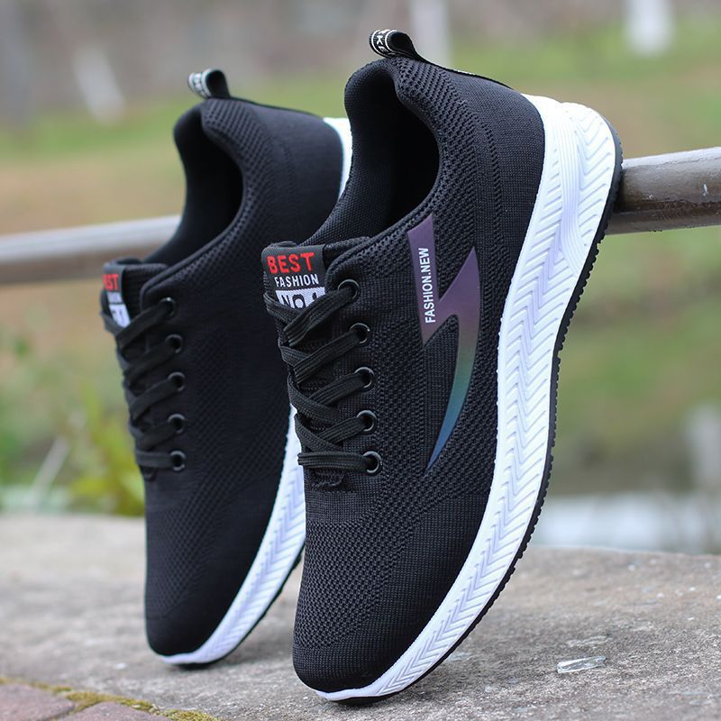 Men's Breathable Knit Lightweight Running Shoes detail 3