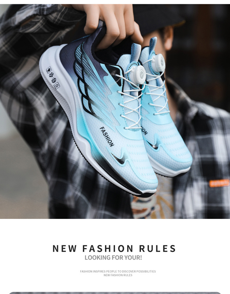 Atmungsaktive, leichte Herren-Laufschuhe detail 8