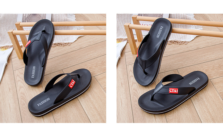 Men's Lightweight Waterproof Beach Flip-Flops detail 4