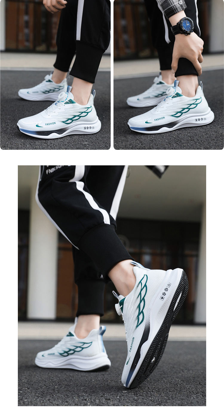 Atmungsaktive, leichte Herren-Laufschuhe detail 2
