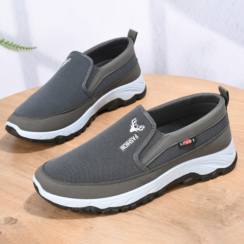 Atmungsaktive Mesh-Slip-On-Freizeitschuhe für Herren 5