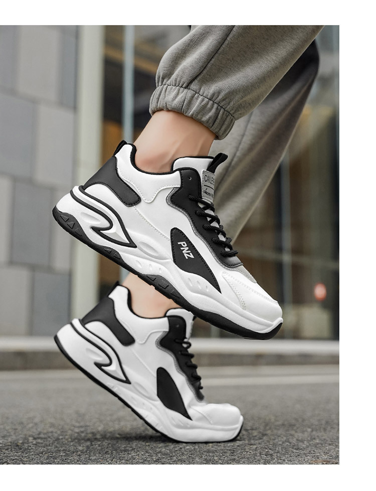 Zapatillas de deporte con plataforma acolchada para hombre color block detail 10