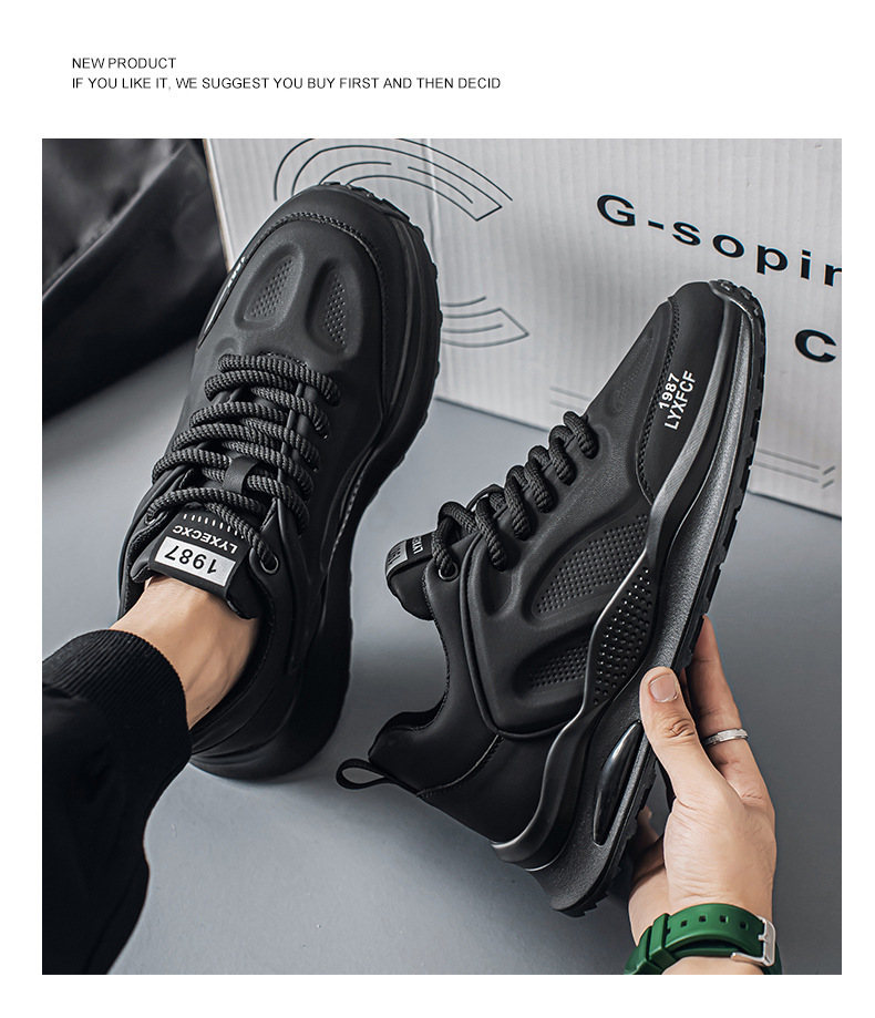 Chaussures casual à plateforme et blocs de couleurs pour homme detail 20