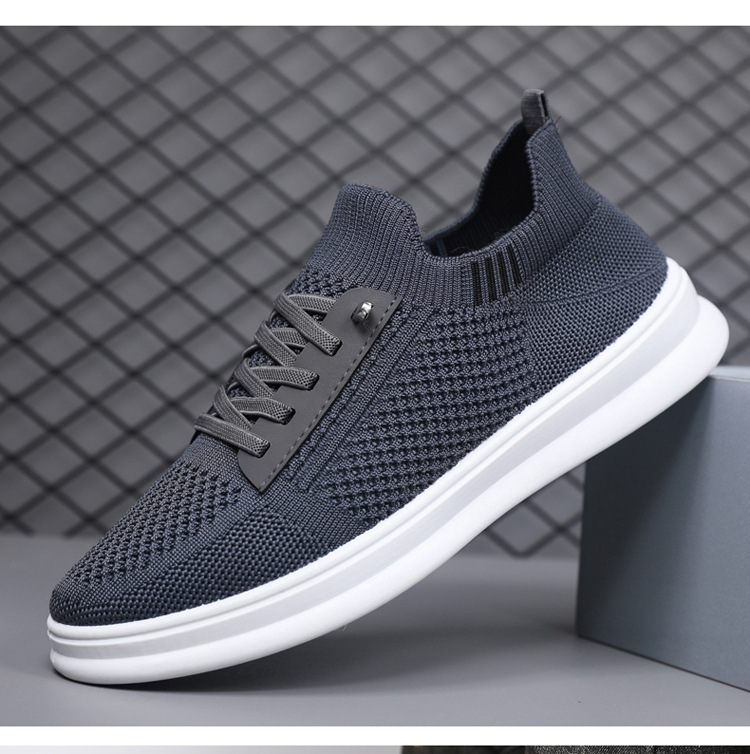 Scarpe casual da uomo traspiranti e leggere in mesh detail 4
