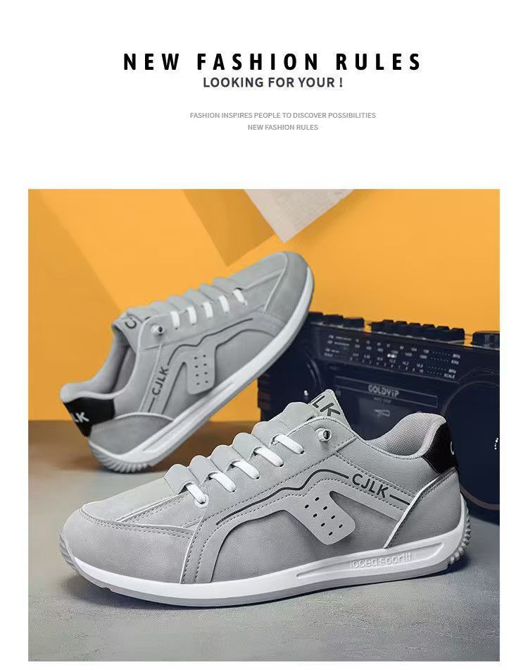 Herren Freizeitschuhe zum Schnüren aus Synthetik detail 9