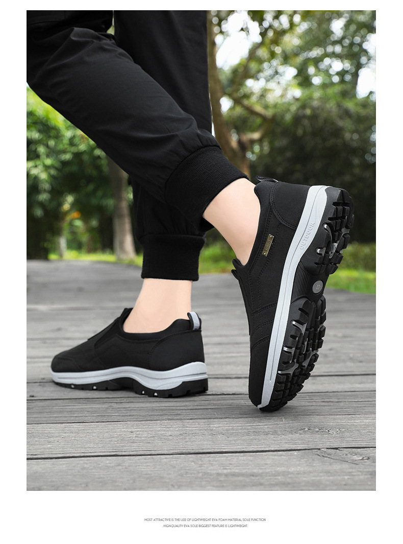 Leichte, rutschfeste Schlupf-Freizeitschuhe für Herren detail 4