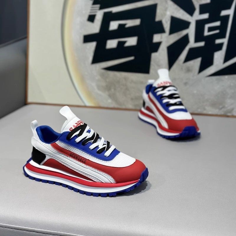 Unisex Breathable Mesh Colorblock Sneakers 4