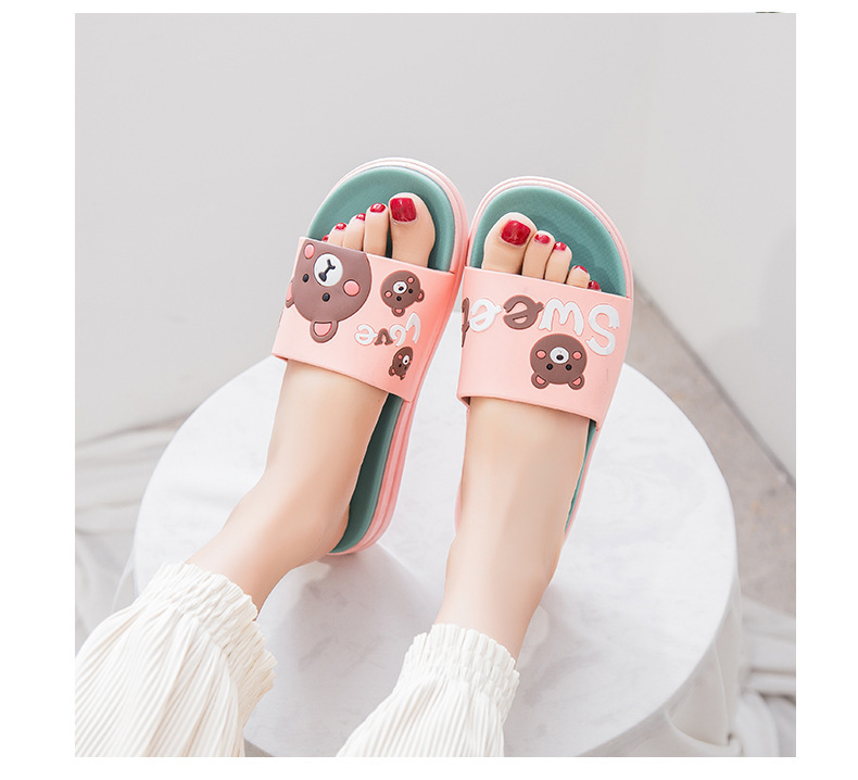 Women's Lightweight Non-Slip Cartoon Print Slide Slippers detail 9