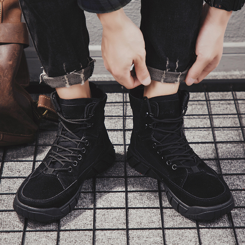 Rutschfeste Canvas-Schnürstiefel für Herren – Outdoor 4
