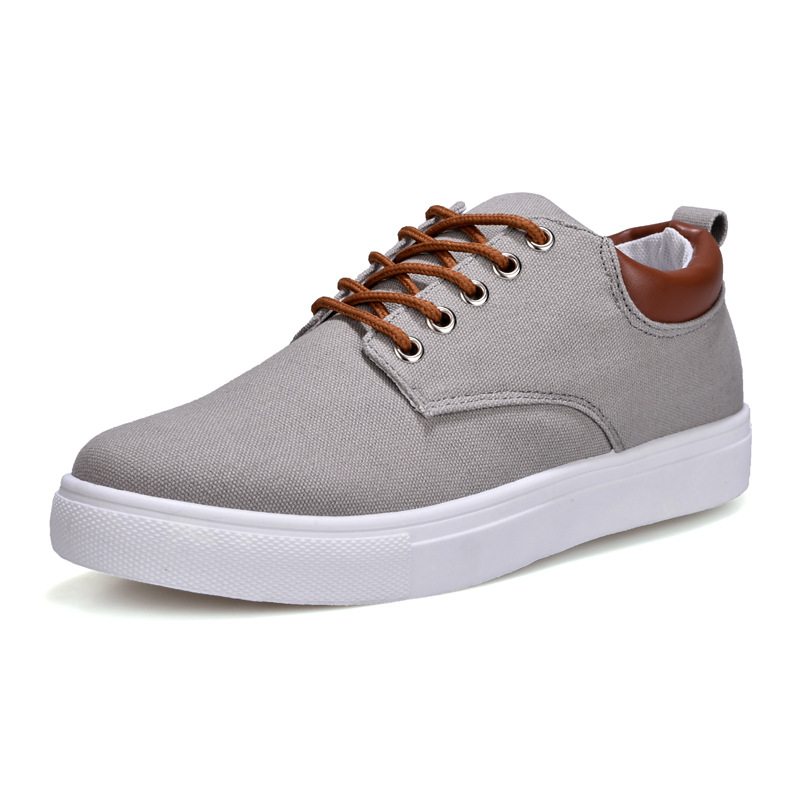 Men's Breathable Canvas Colorblock Casual Shoes 6