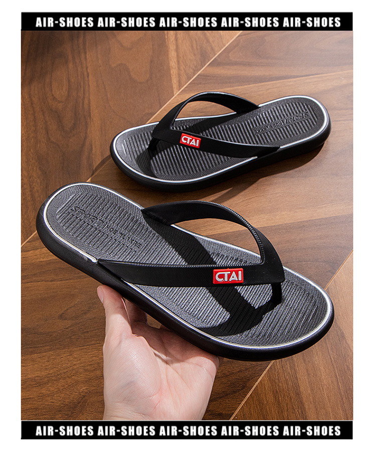 Men's Lightweight Non-Slip Casual Flip-Flops detail 1