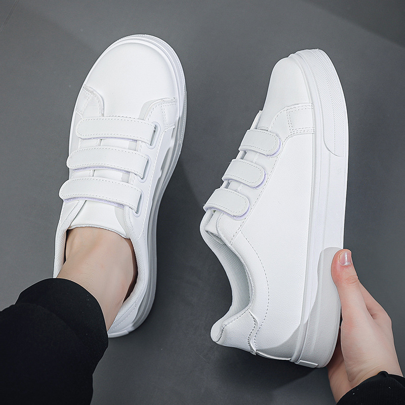 Herren Sneaker aus PU-Leder mit 3 Klettverschlüssen 4