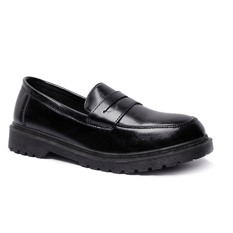 Unisex Vintage Slip-On PU Leather Casual Loafers
