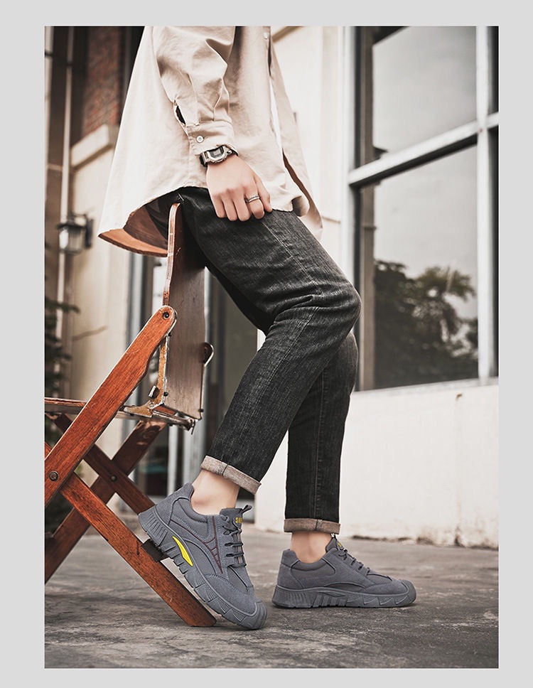 Strapazierfähige Schnür-Freizeitschuhe für Herren detail 8