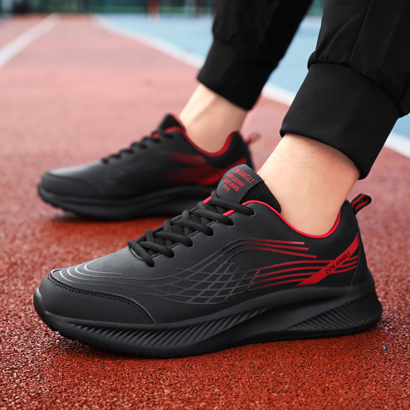 Lichte hardloopschoenen voor heren met veters en demping 4