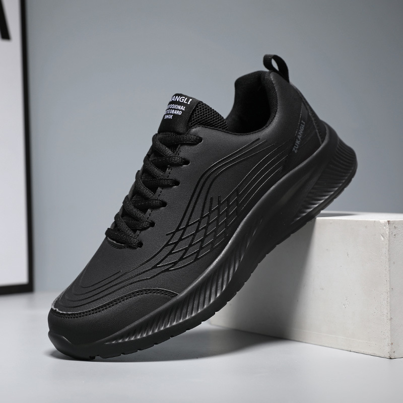 Lichte hardloopschoenen voor heren met veters en demping detail 4