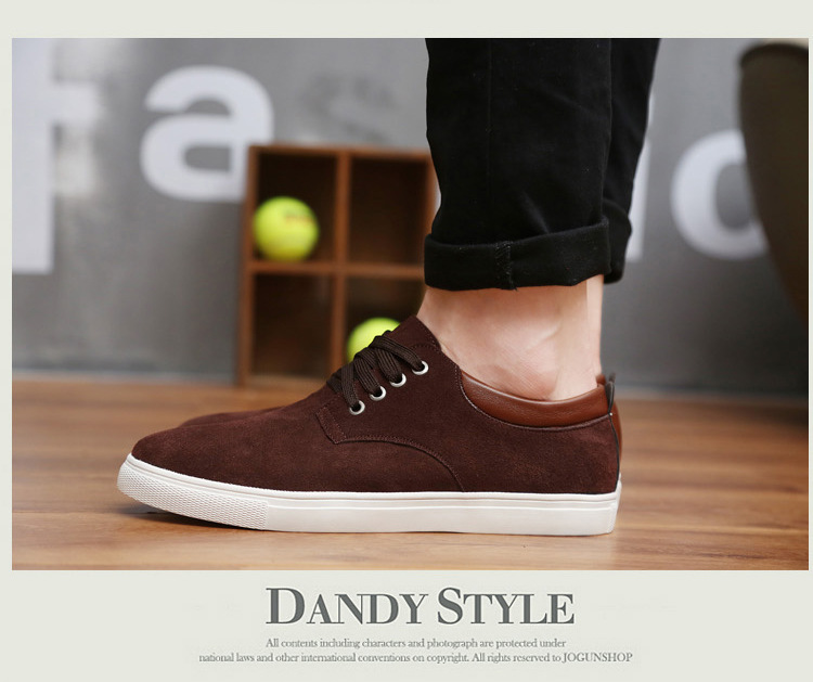 Rauleder-Schnürschuhe für Herren – Rutschfeste Freizeitschuhe detail 10