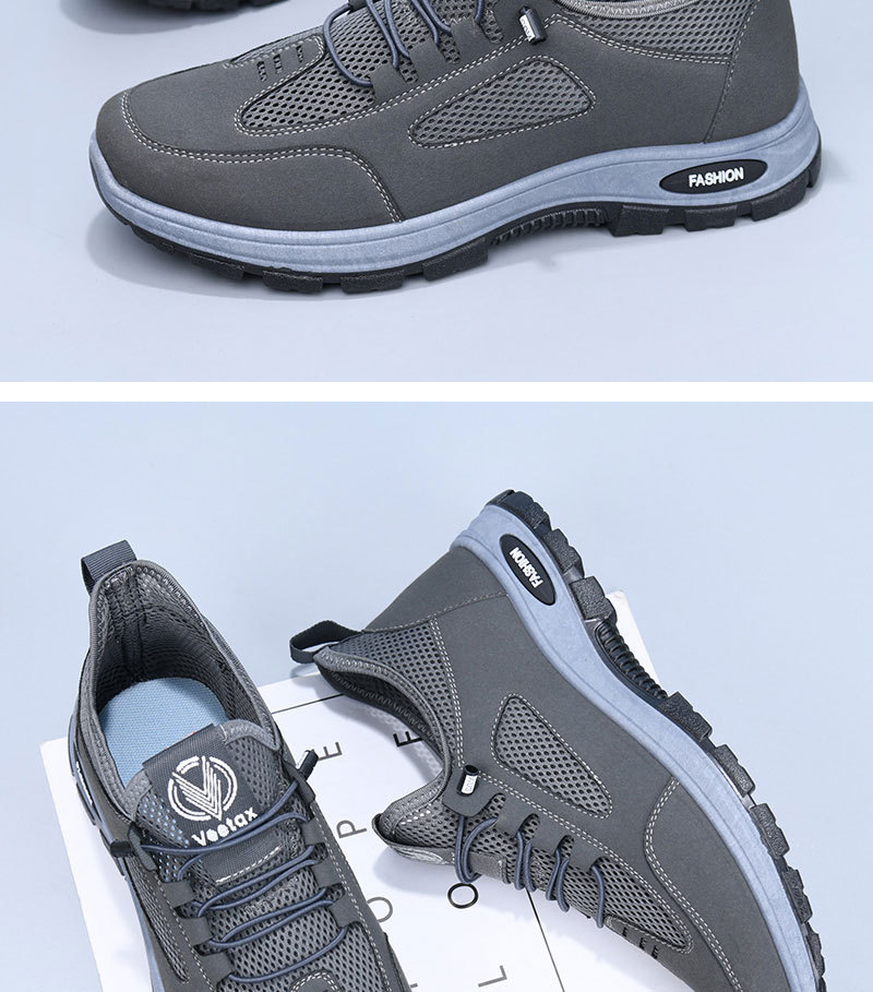 Atmungsaktive, leichte Herren-Freizeitschuhe für draußen detail 6