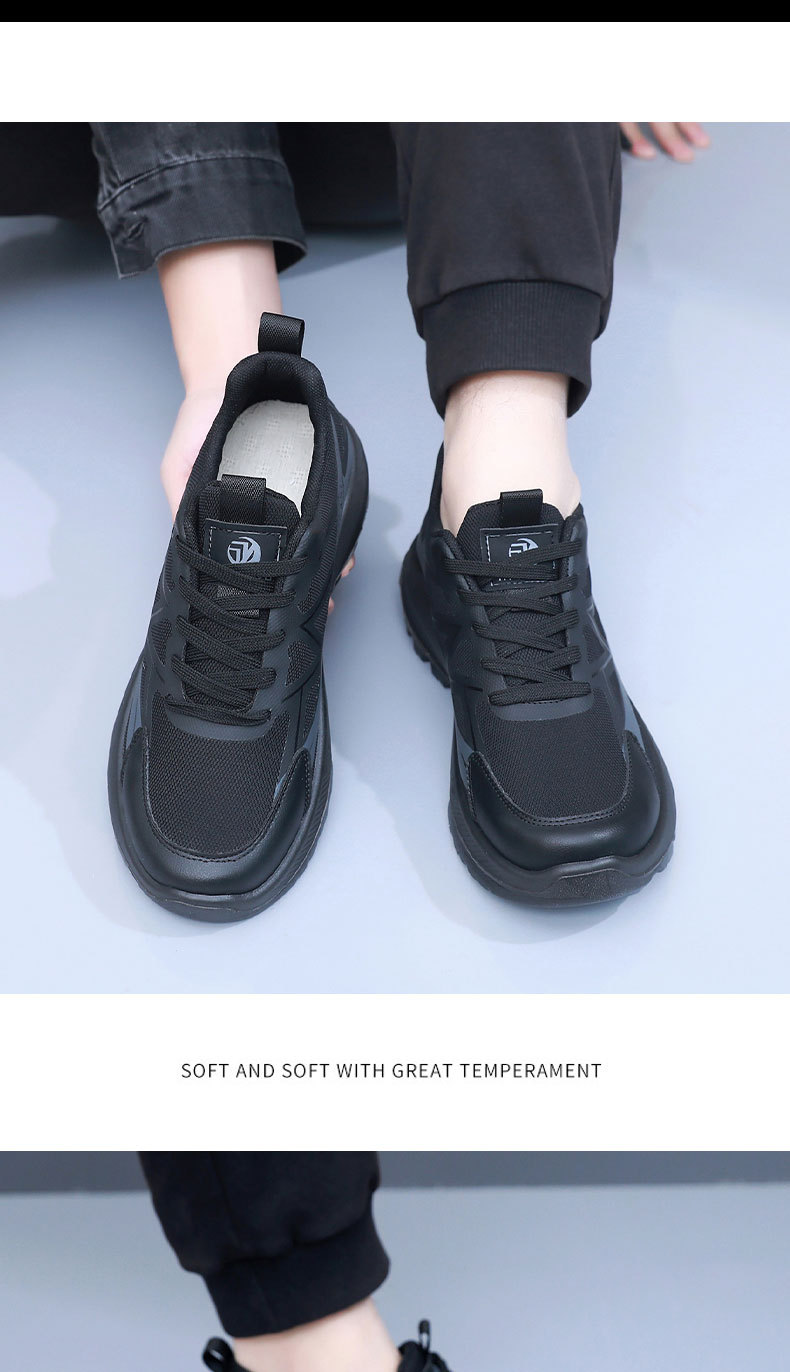 Baskets casual à lacets en mesh respirant pour homme detail 6
