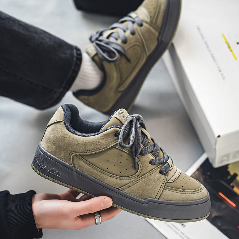 Chaussures de skate casual à lacets et amorti pour homme 4