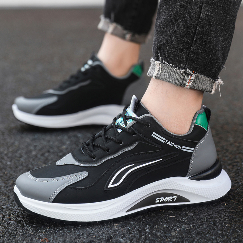 Atmungsaktive Herren Sneaker mit Dämpfung und Schnürung detail 19