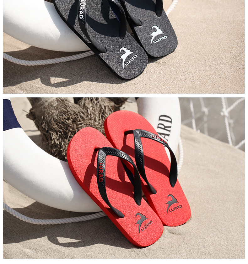 Men's Lightweight Non-Slip Beach Flip-Flops detail 3
