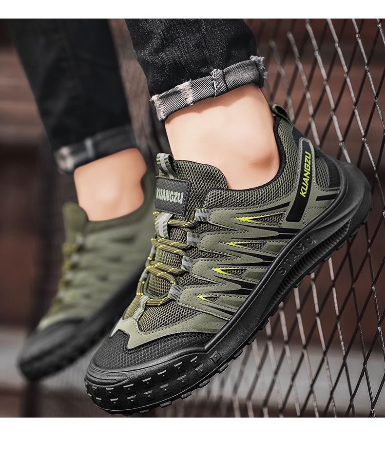 Men's Breathable Mesh Cushioned Athletic Shoes detail 5