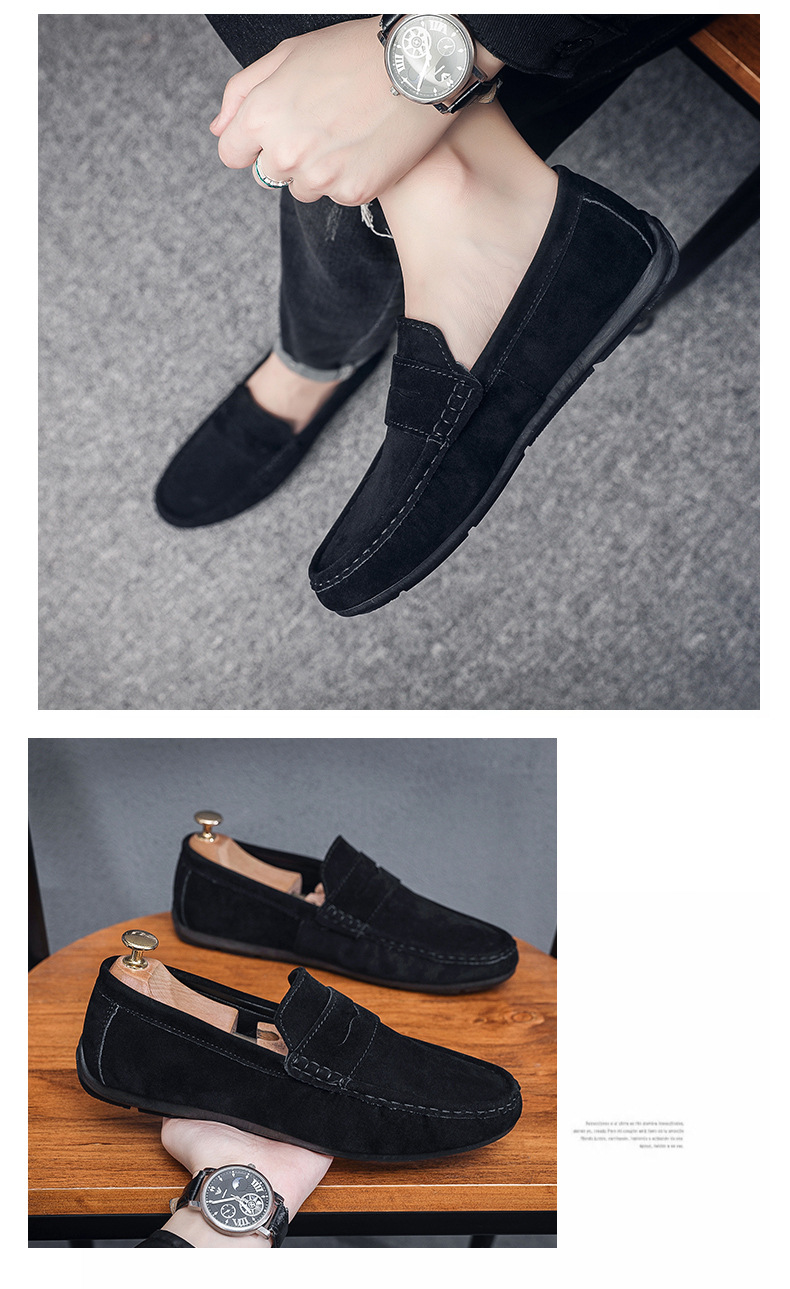 Klassische Slip-on Wildleder-Loafer für Herren – Freizeitschuhe detail 8