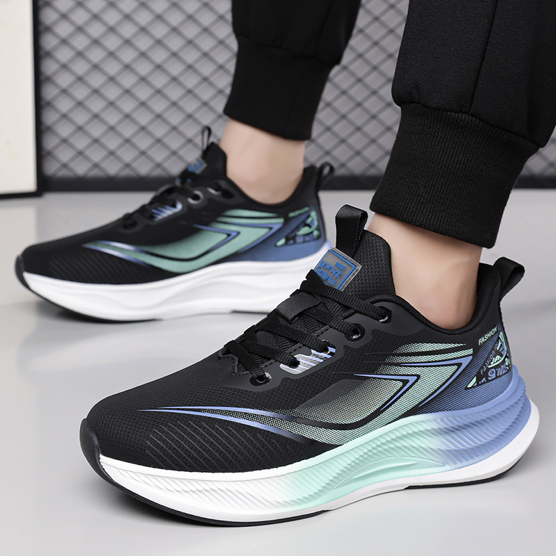 Ademende hardloopschoenen met platformzool voor heren 3