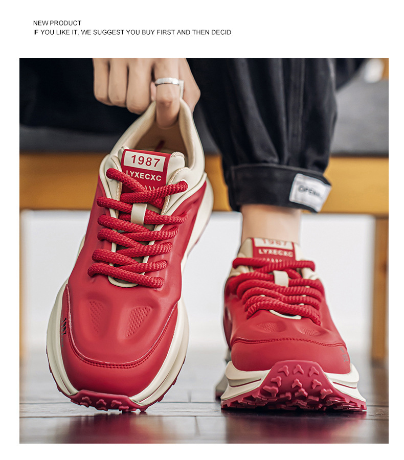 Sneakers stringate da uomo con design color block e suola ammortizzata detail 13